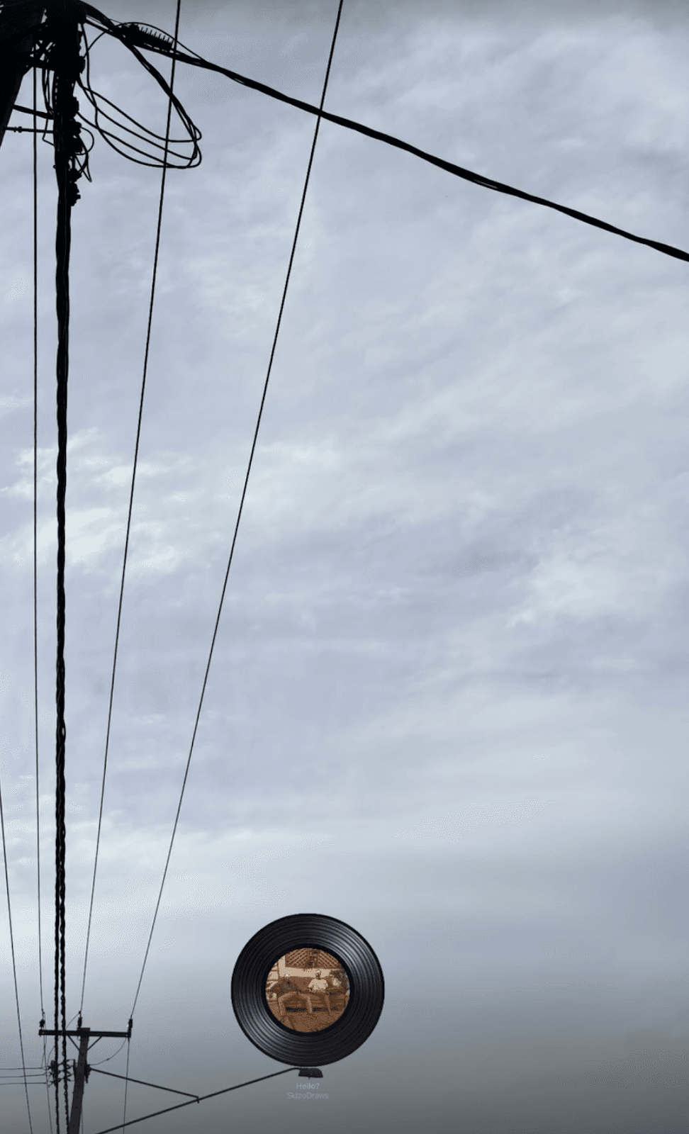Convex Mirror & Grid Cables