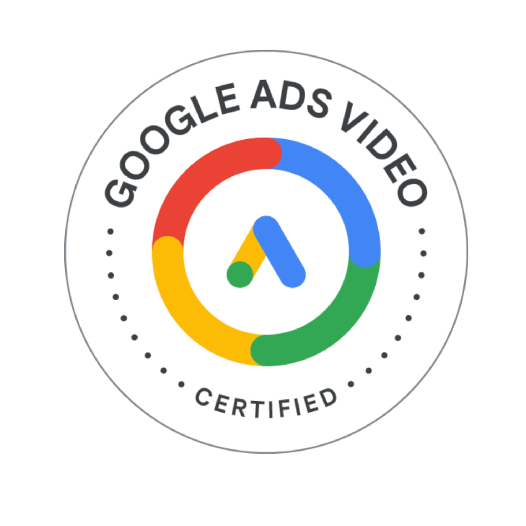 Google Ads Video Certification Badge