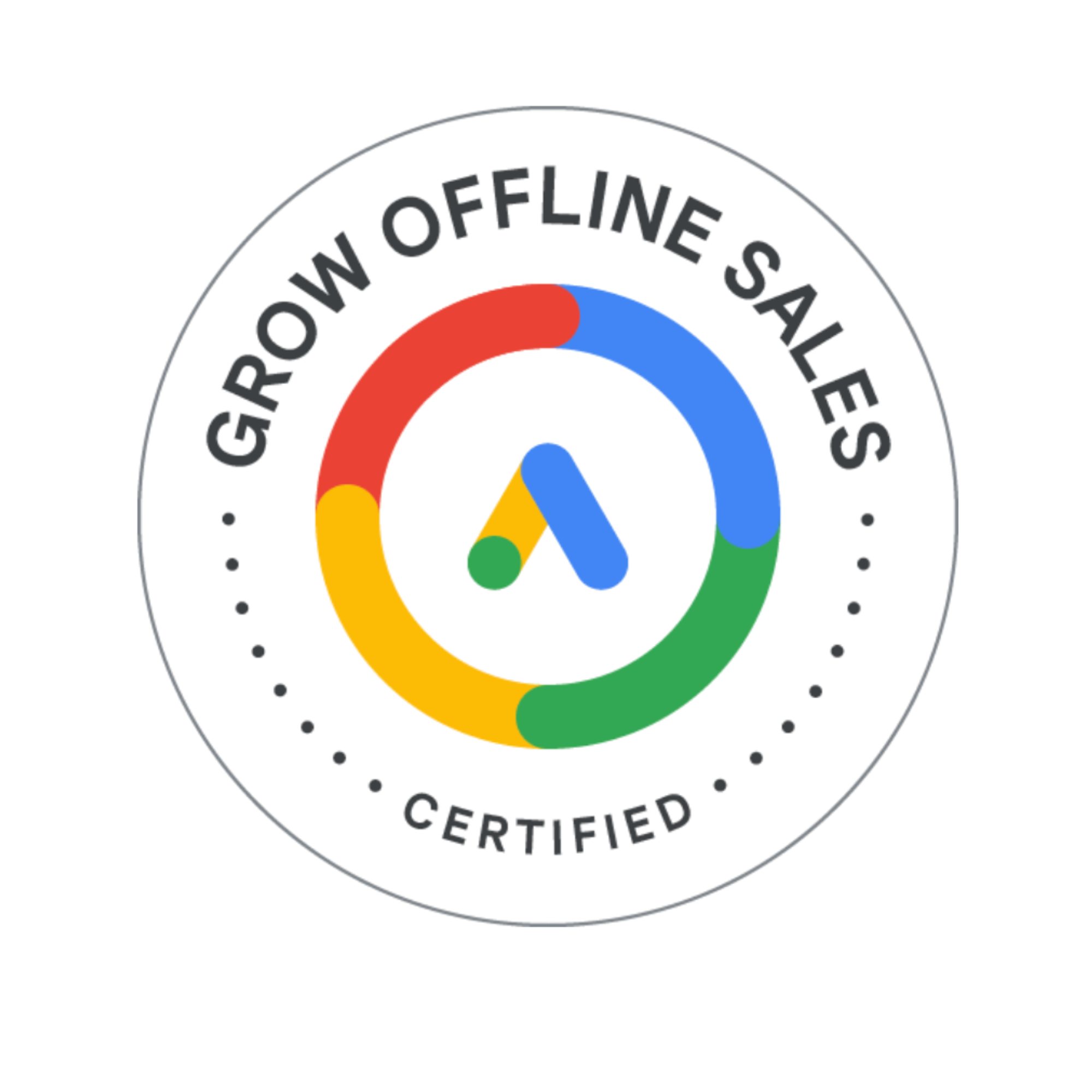 Grow Offline Sales Certification Badge